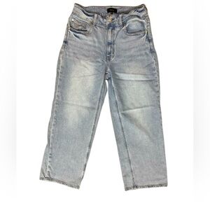 Quince Light Blue Ankle & Cropped Jeans